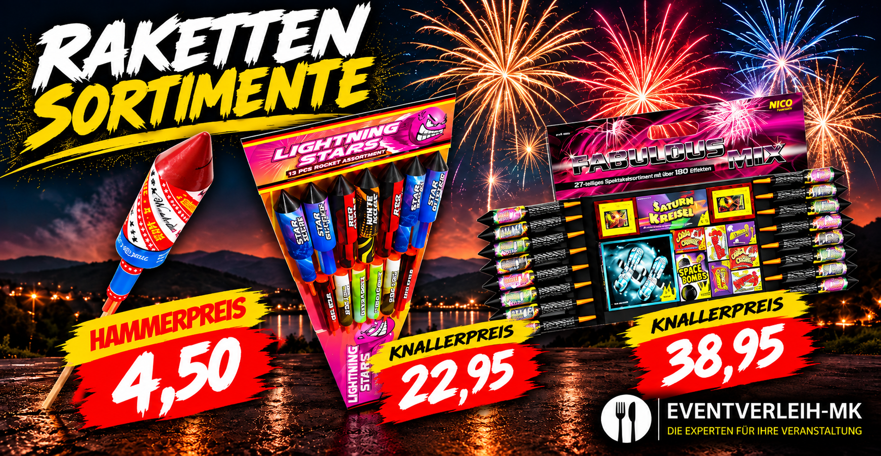 Feuerwerk - Raketen 2026